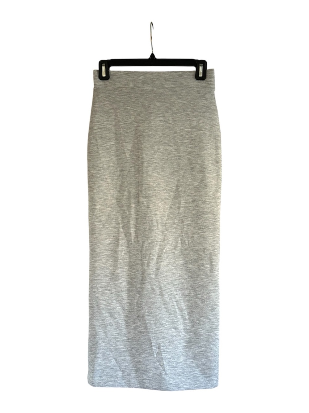 Express Elastic Waist Size XS Heather Gray Pencil Maxi Skirt